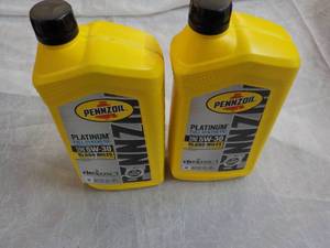 lot 168 image: 2 qts Pennzoil SAE5W-30...