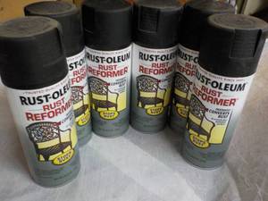lot 172 image: 6 cans Pust-Oleum Rust Reformer...