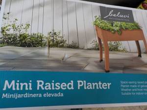 lot 199 image: Belavi Mini Raised Planter...
