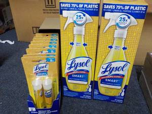 lot 235 image: 2 Lysol Smart Spray Bottles and 16 ...