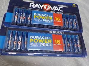 lot 254 image: 32 Rayovac AAA Batteries...