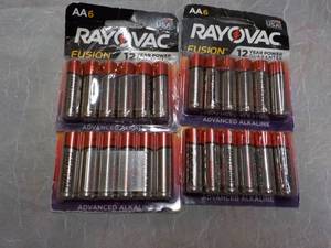 lot 259 image: 24 Rayovac AA Batteries...