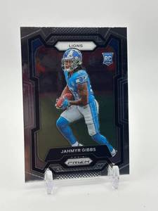 lot 276 image: 2023 Panini Prizm - Rookies Jahmyr Gibbs #331 Silver Prizm Rookie Card Detroit Lions