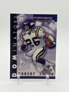 lot 419 image: 2000 Donruss - Dominators Robert Smith #d 45215000 Minnesota Vikings NFL