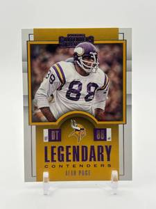 lot 424 image: 2017 Panini Contenders - Legendary Contenders Alan Page Minnesota Vikings NFL