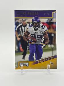 lot 425 image: 2018 Panini Playoff - Xavier Rhodes #123 Minnesota Vikings NFL