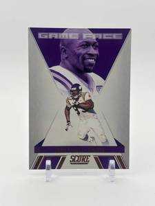 lot 432 image: 2021 Score - Game Face John Randle Minnesota Vikings NFL