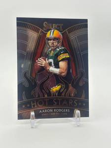 lot 436 image: 2020 Panini Select - Hot Stars Aaron Rodgers Green Bay Packers NFL