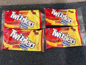lot 126 image: 4 Bags of Twizzler Filled Twists