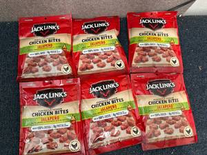 lot 181 image: 6 Bags of Jack Links Jalepeno Chicken Bites