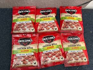 lot 182 image: 6 Bags of Jack Links Jalepeno Chicken Bites