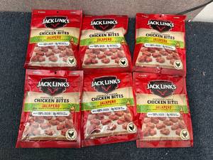lot 183 image: 6 Bags of Jack Links Jalepeno Chicken Bites