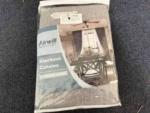lot 30 image: 2 100 Long Blackout Curtains