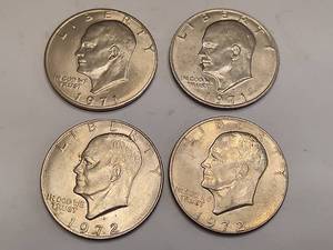 lot 51 image: Eisenhower Dollar Coins - D Mint Marks
