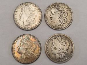 lot 3 image: Morgan Silver Dollars