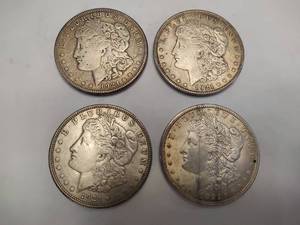 lot 5 image: 1921 Morgan Silver Dollars