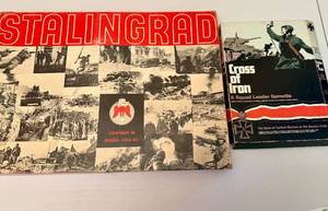 lot 119 image: Stalingrad and Cross of Iron Military Strategy Games