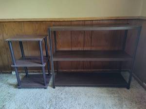 lot 112 image: Two Vintage Shelving Units