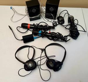 lot 72 image: Assortment of Gaming Microphones, Headphones & More