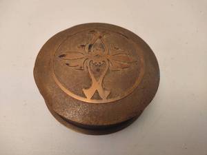 lot 114 image: Bronze Trinket Box wRemovable Dishes