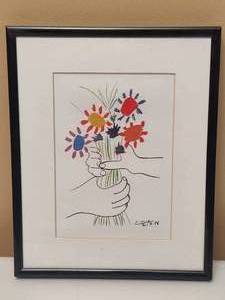 lot 158 image: Pablo Picasso Print Bouquet of Peace