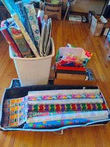 lot 186 image: Huge Assortment of Wrap, Bows, Etc