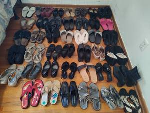 lot 197 image: Huge Lot of Womens Shoes & Slippers