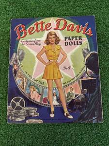 lot 1 image: Vintage Bette Davis Paper Dolls