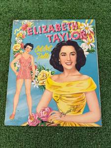 lot 3 image: Elizabeth Taylor Cut-Out Dolls