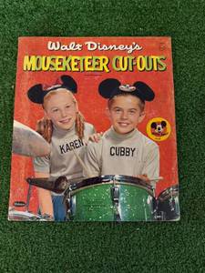 lot 5 image: Walt Disneys Mouseketeer Cut-Outs - Karen & Cubby