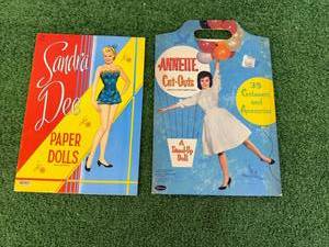 lot 9 image: Sandra Dee Paper Dolls & Annette Cut-Outs
