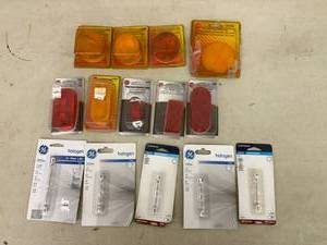 lot 39 image: Halogen Bulbs, Clearance Marker Lights & Reflectors