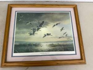 lot 77 image: Wings Over Kellys Slough by John C Green 2521500 24 x 30