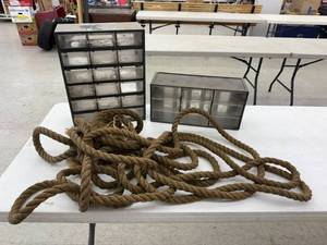 lot 83 image: Garage Organizers & Rope