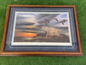lot 89 image: Terry Redlin Silent Sunset 18x24