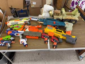 lot 167 image: Tonka Truck & Nerf Toys