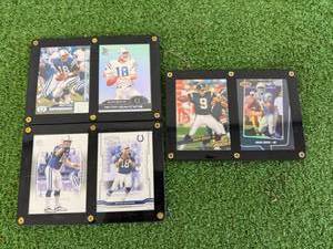 lot 178 image: Football Cards - Peyton Manning & Drew Brees