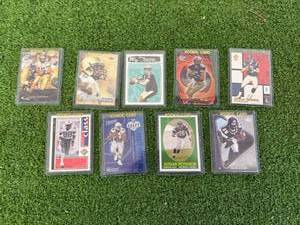lot 180 image: Football Cards - Adrian Peterson RC, Dak Prescot, Randy Moss & Drew Brees