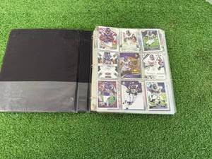 lot 188 image: Binder of Football Cards