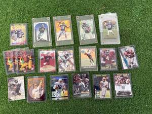 lot 192 image: Football Cards - Peyton Manning, Randy Moss & More