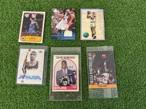 lot 193 image: Basketball Cards - David Robinson RC, Tim Duncan, Horace Grant & More