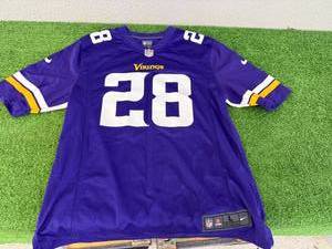 lot 93 image: MN Vikings A Peterson Jersey Size L