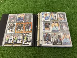 lot 102 image: Binder of Sports Cards - Basketball & Football