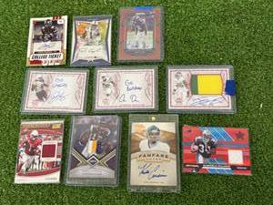 lot 106 image: Football Autograph & Patch Cards