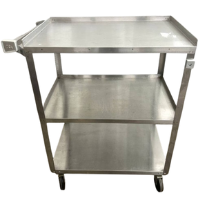 lot 16 image: Lakeside Manufacturing Inc. 311&nbspStainless Steel 3-Shelf Imperial Cart - 700lbs Weight Capacity - In Good Condition