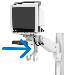lot 6 image: MSRP $1400 Lot Of 20 NEW In Sealed Boxes GCX Mounting Solutions WMM-0006-13 37.6cm Down Post with Dual Cable Hooks For Cable Management (Hooks Only)
