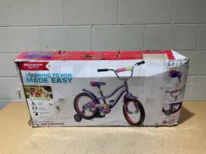 lot 14 image: Schwinn Signature Girls Lil Sunnyside 16 Bike (Missing Training Wheels and Pedals)