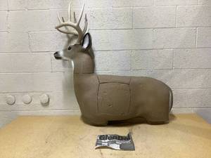 lot 428 image: Field Logic GlenDel Pre Rut Buck 3-D Deer Target (MISSING LEGS)