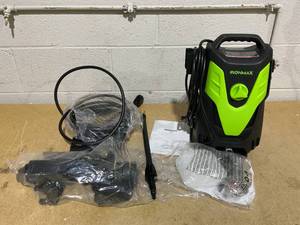 lot 128 image: Costway Ironmax 2400 PSI at 1.7 GPM 120 V Electric Cold Water Pressure Washer, High-Pressure Hose