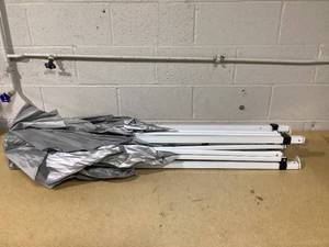lot 301 image: DSG 10 x 10 Slant Leg Canopy Grey
